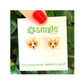 Corgi Stud Earrings