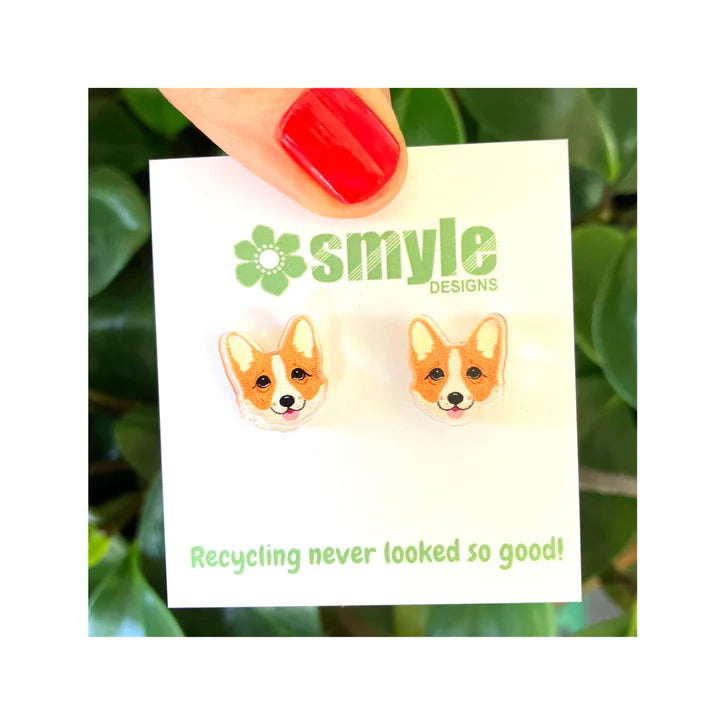 Corgi Stud Earrings