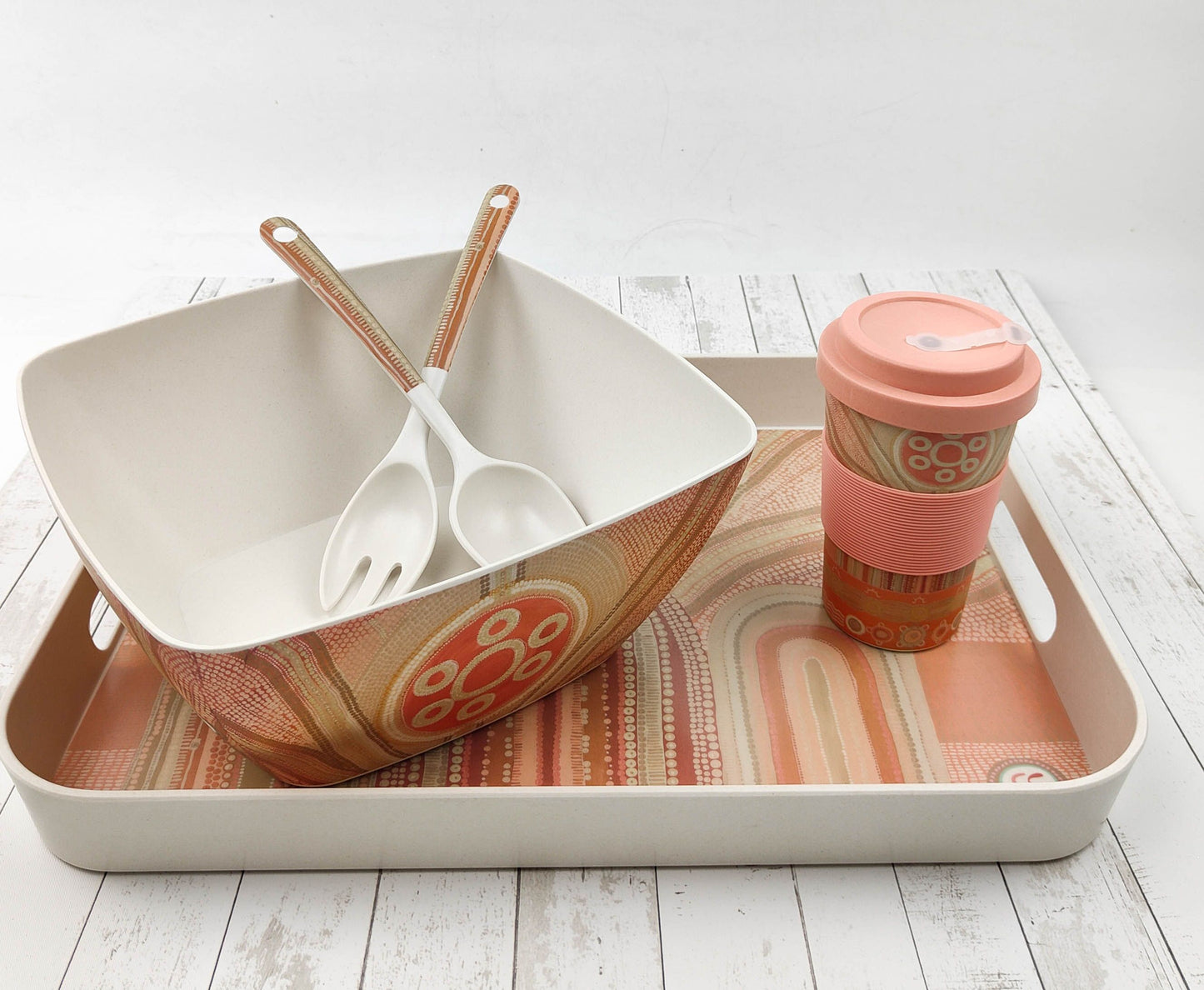 ES Evening Star Tray Earthy