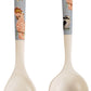 Australian Birds Salad Servers Blue