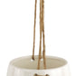 Avery Dot Round Hanging Planter Yellow