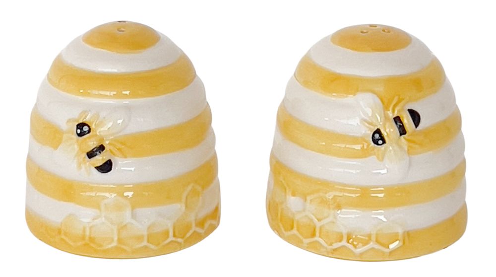 Bee Hive Salt & Pepper Shaker Set