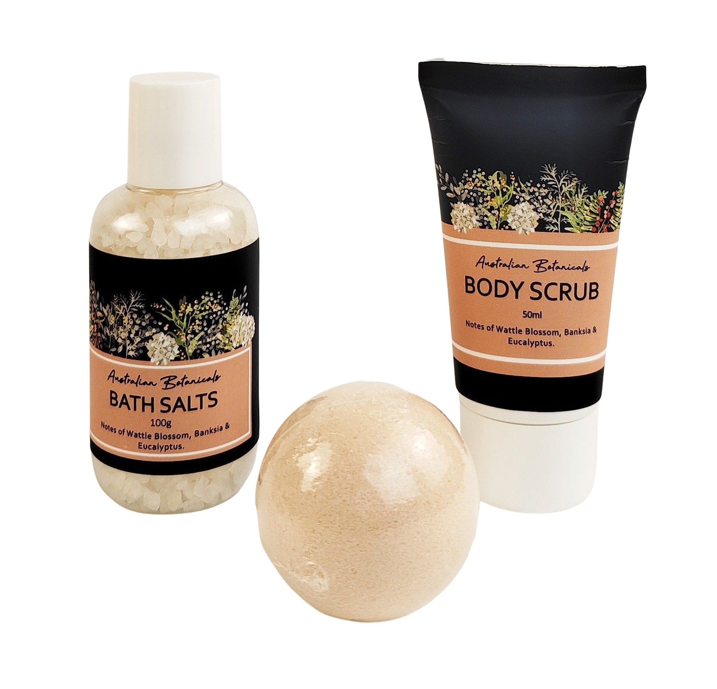 Evie Floral Bath Body Care Set Navy