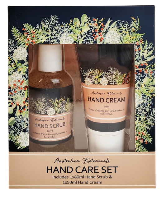 Evie Floral Hand Care Set Navy