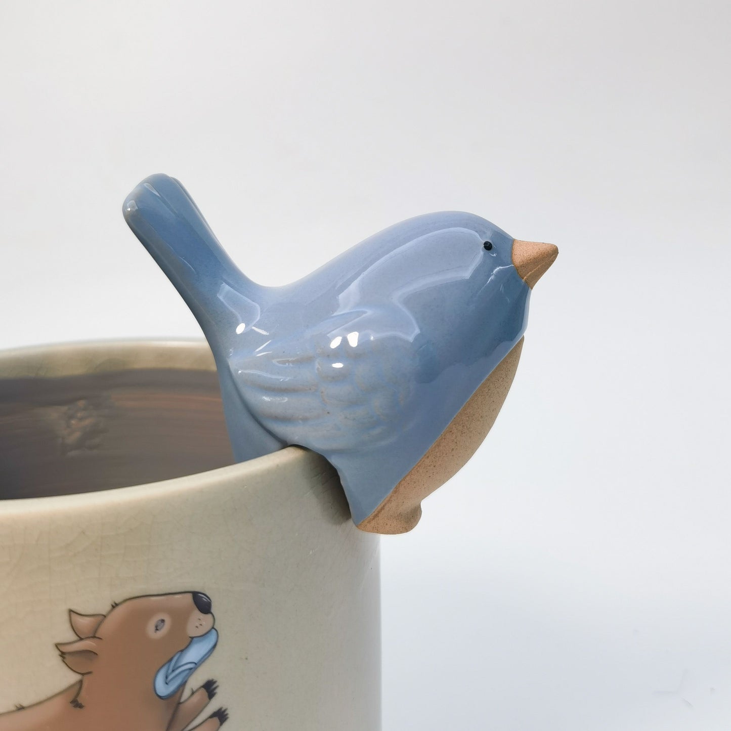 Pot Hanger Blue Bird 8cm