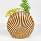 Amari Fan Palm Vase Caramel Small