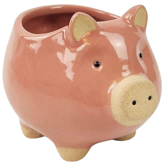 Pig Planter Pink Small