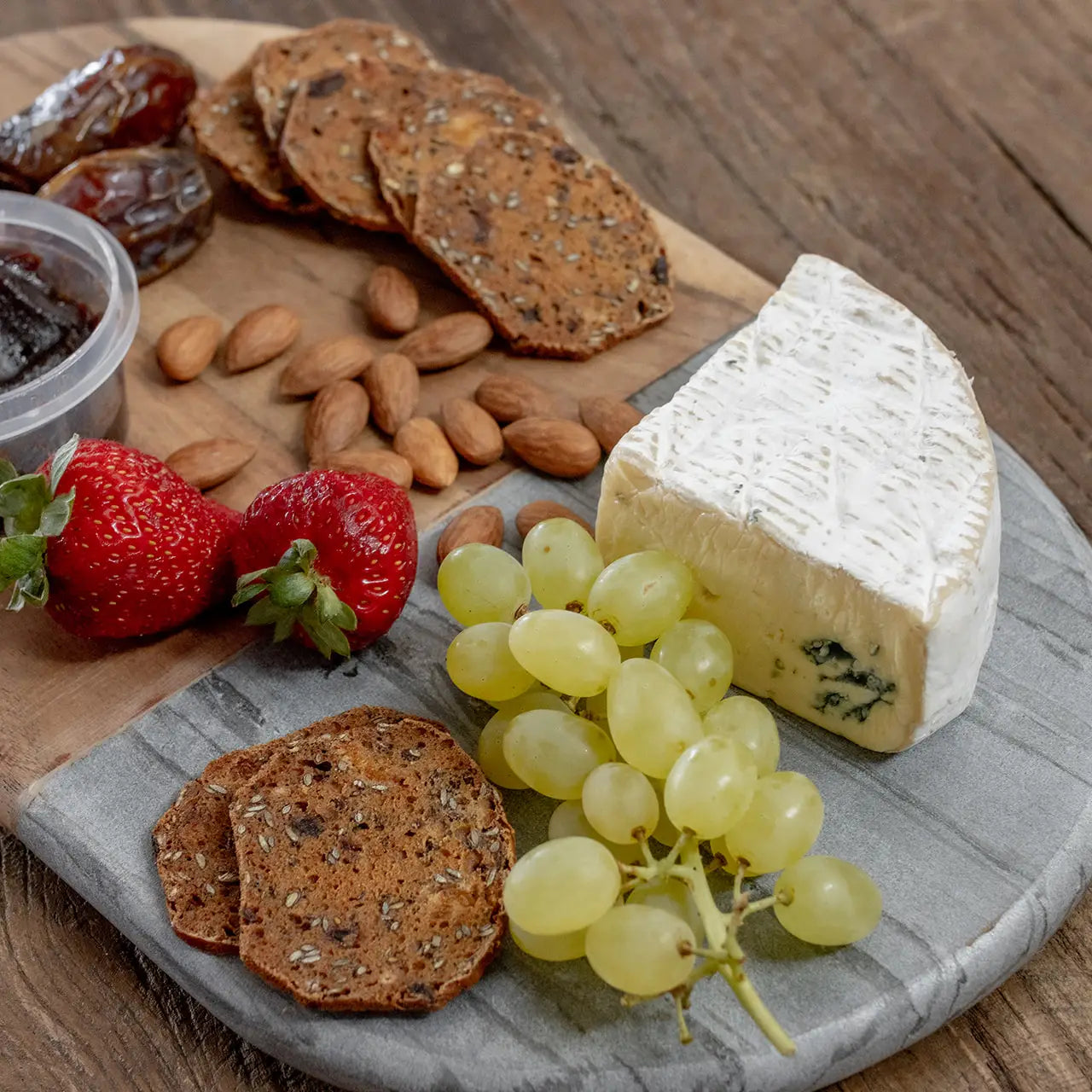 Grey Marble Timber Cheese Board