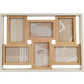 Kolby Multi Frame Oak & White 49x35cm
