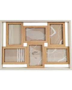 Kolby Multi Frame Oak & White 49x35cm