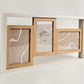 Kolby Triple Frame Oak & White 44x23cm