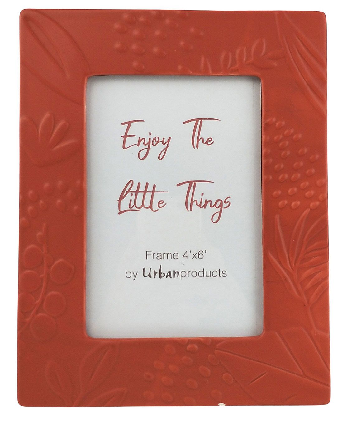 Caprice Foliage Frame 4x6 Berry