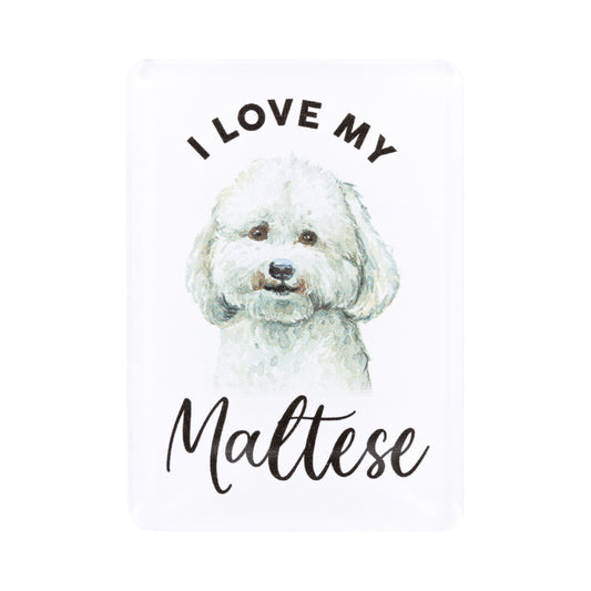 Pet Lovers Magnet I love My Maltese