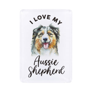 Pet Lovers Magnet I Love My Aussie Shepherd