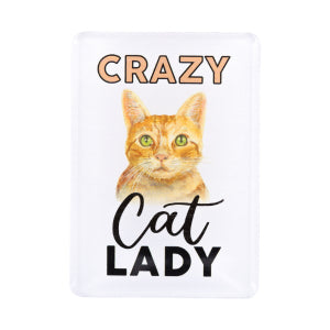 Pet Lovers Magnet Crazy Cat Lady