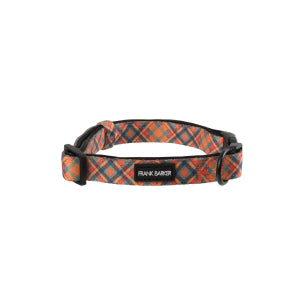 FB Collar Orange Plaid Small