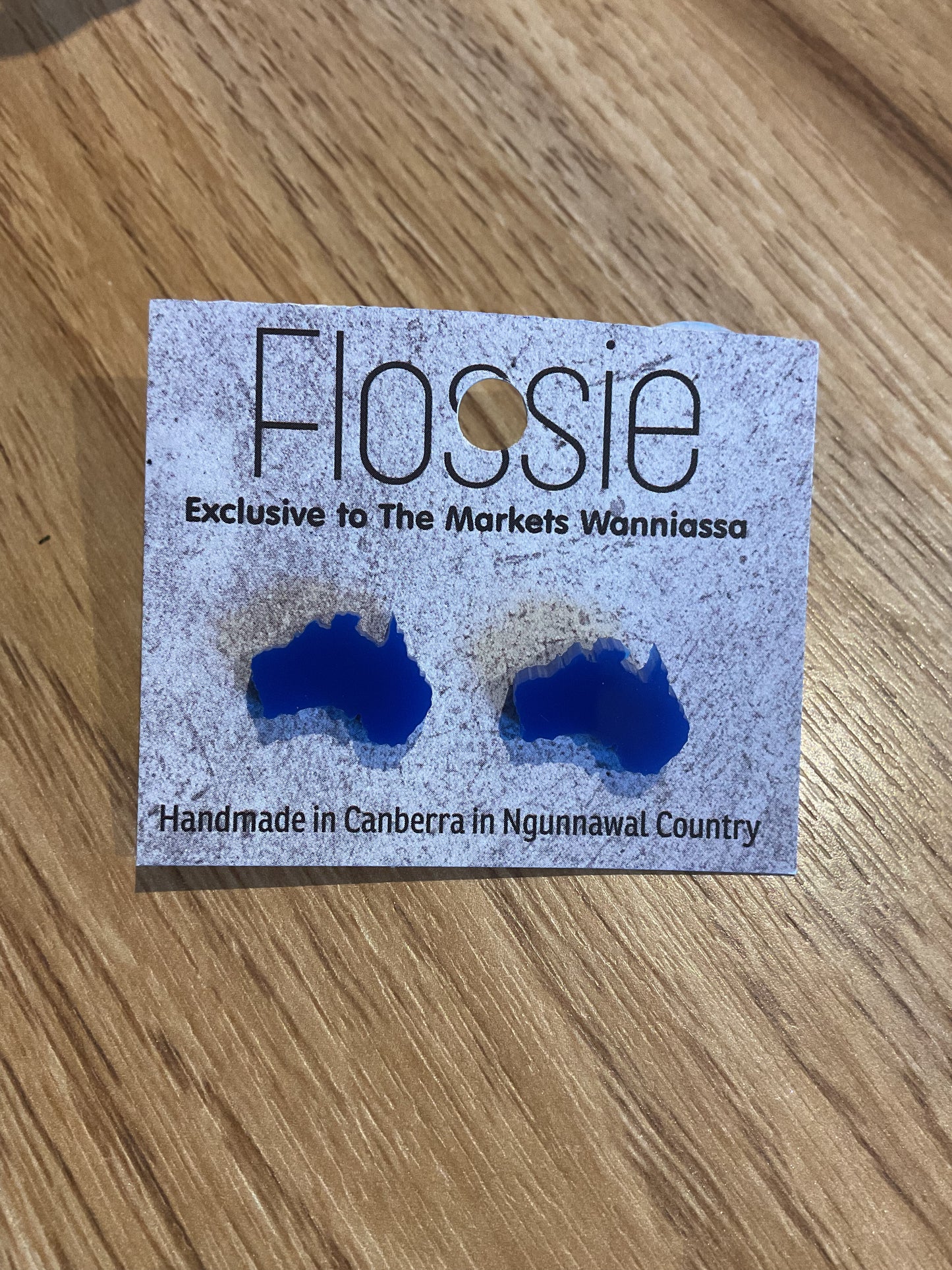 *Earrings Blue Australia Studs