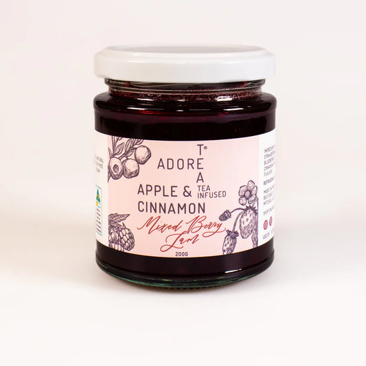 Apple & Cinnamon Tea Infused Berry Jam