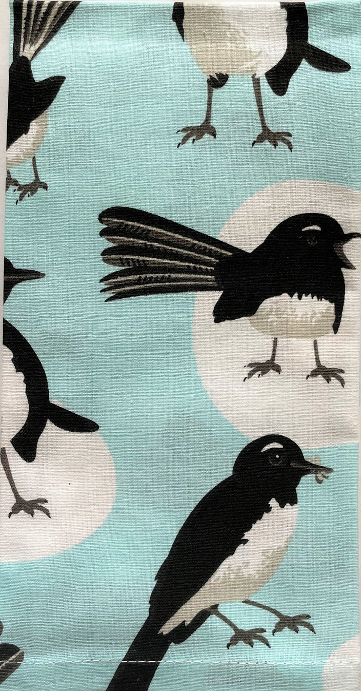 Cotton Napkins x4 - Willie Wagtail
