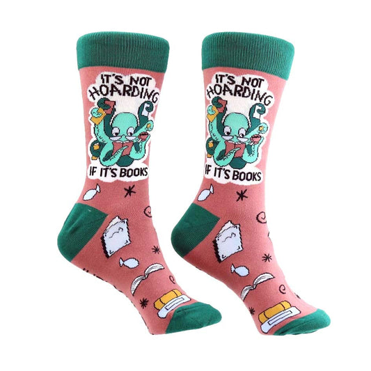 It's Not Hoarding If It's Books Socks Large