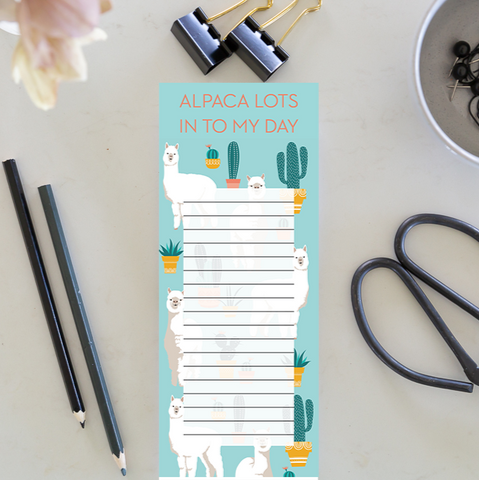 Jotter - Alpaca Lots in to My Day