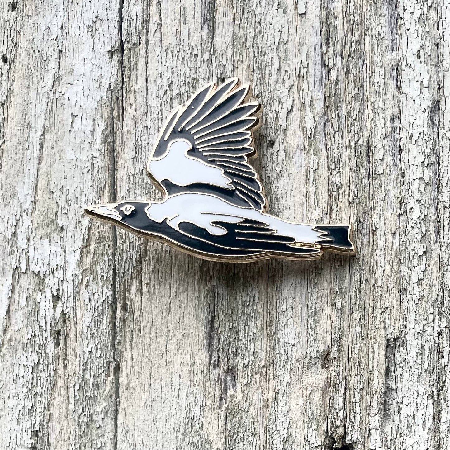 Australian Magpie Lapel Pin