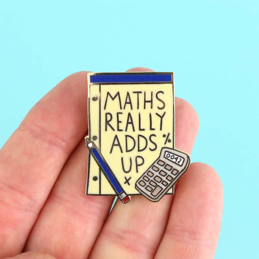 Maths Really Adds Up Lapel Pin