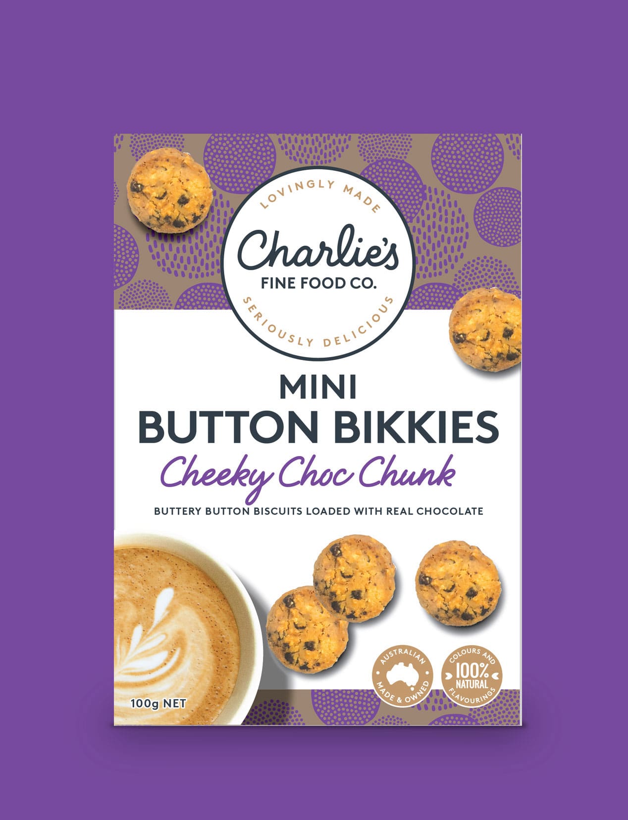 Mini Button Bikkies - Cheeky Chocolate Chunk
