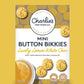 Mini Button Bikkies - Lovely Lemon White Choc