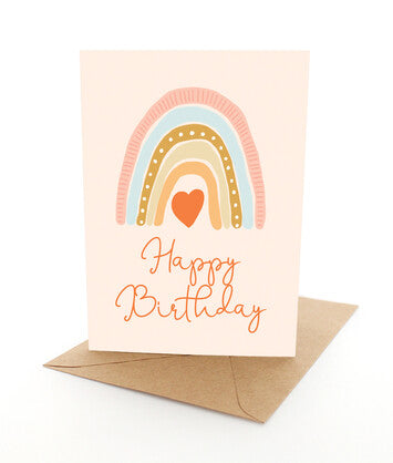 Greeting Card Love Rainbow Birthday