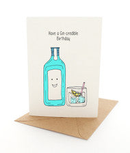Greeting Card Punny Gin