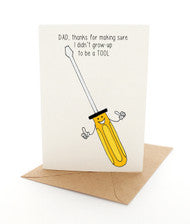 Father's Day Card - Punny Tool