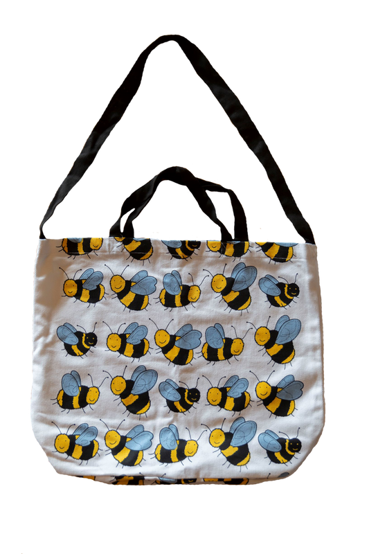 Cotton Tote Bag - Bees