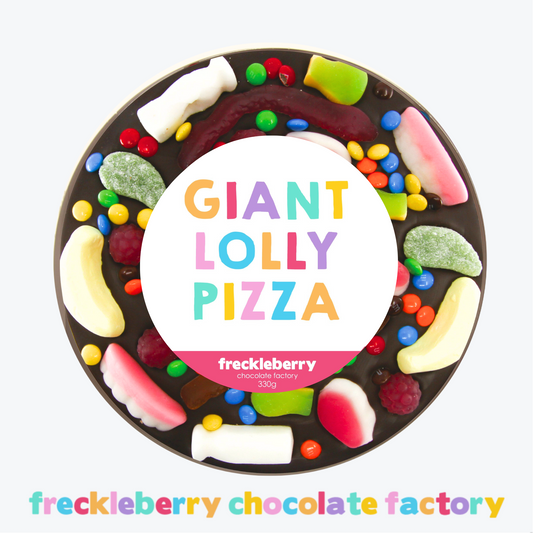 Giant Lolly Pizza - Dark Choc