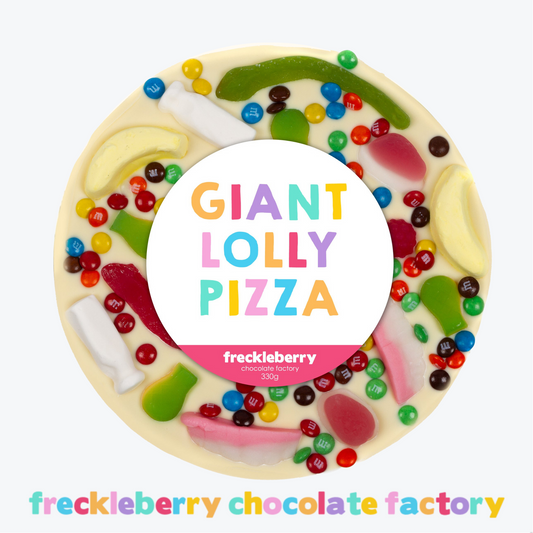 Giant Lolly Pizza - White Choc