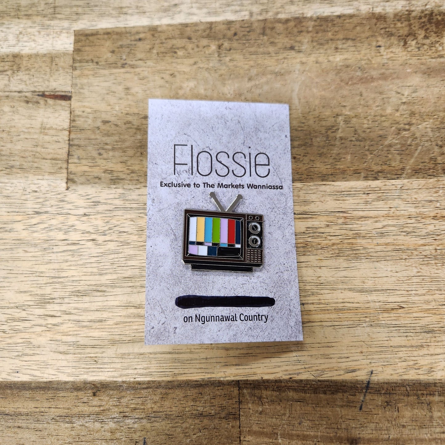 TV Enamel Pin