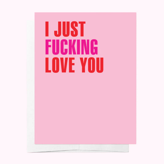 Greeting Card I F*cking Love You