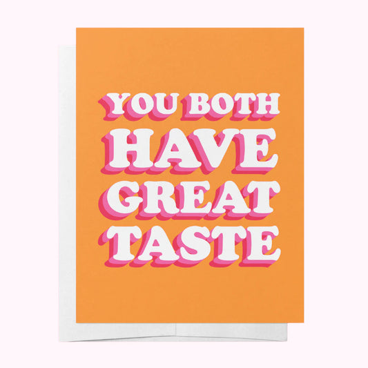 Greeting Card Great Taste