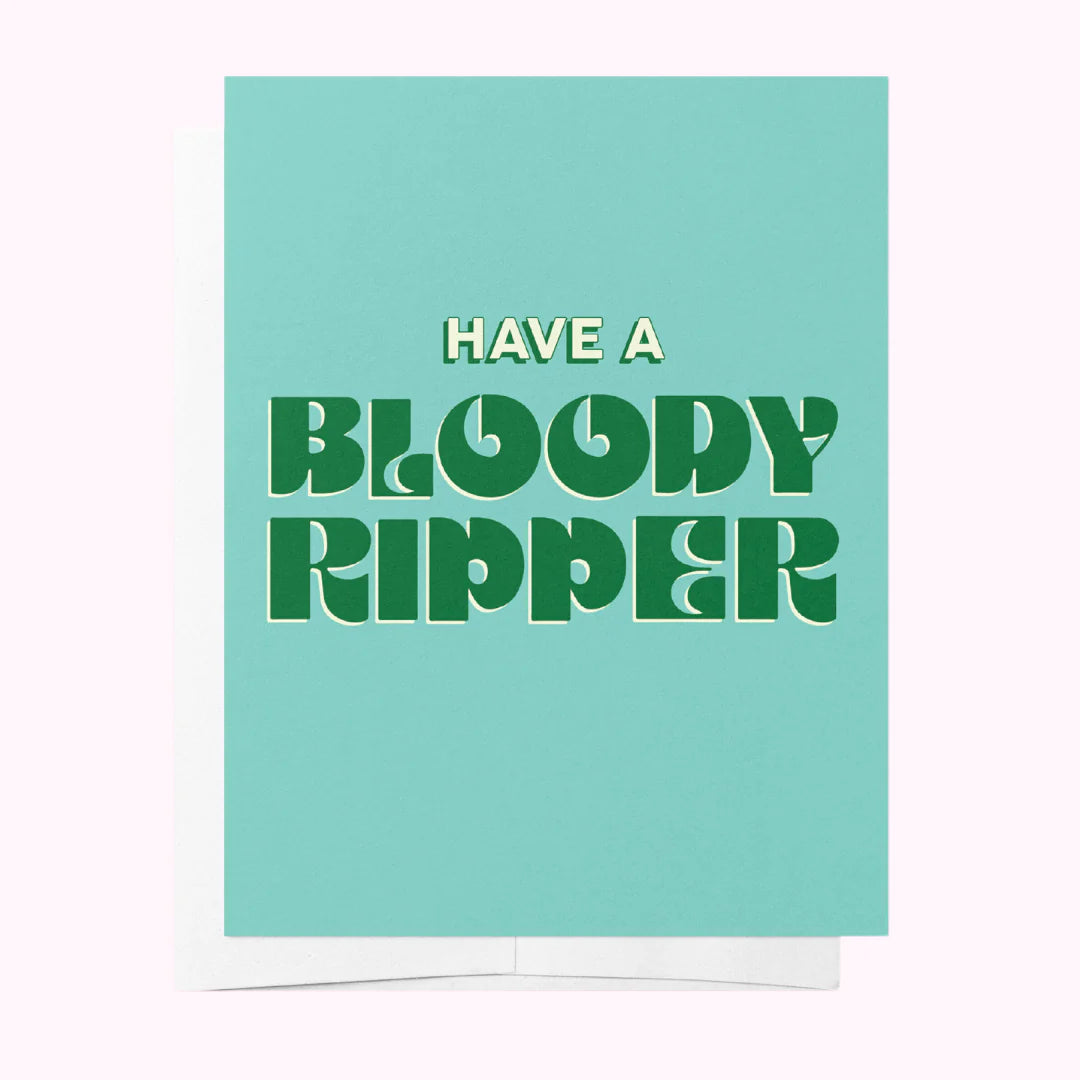 Greeting Card Bloody Ripper
