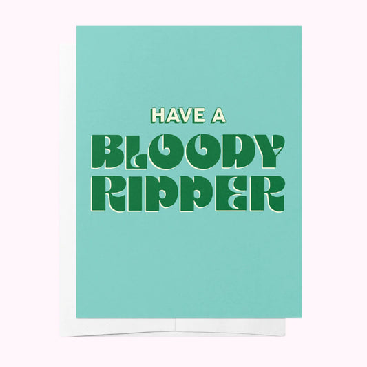Greeting Card Bloody Ripper