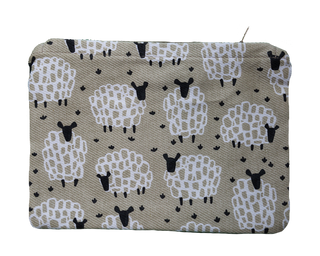 Zip Pouch - Grey Sheep