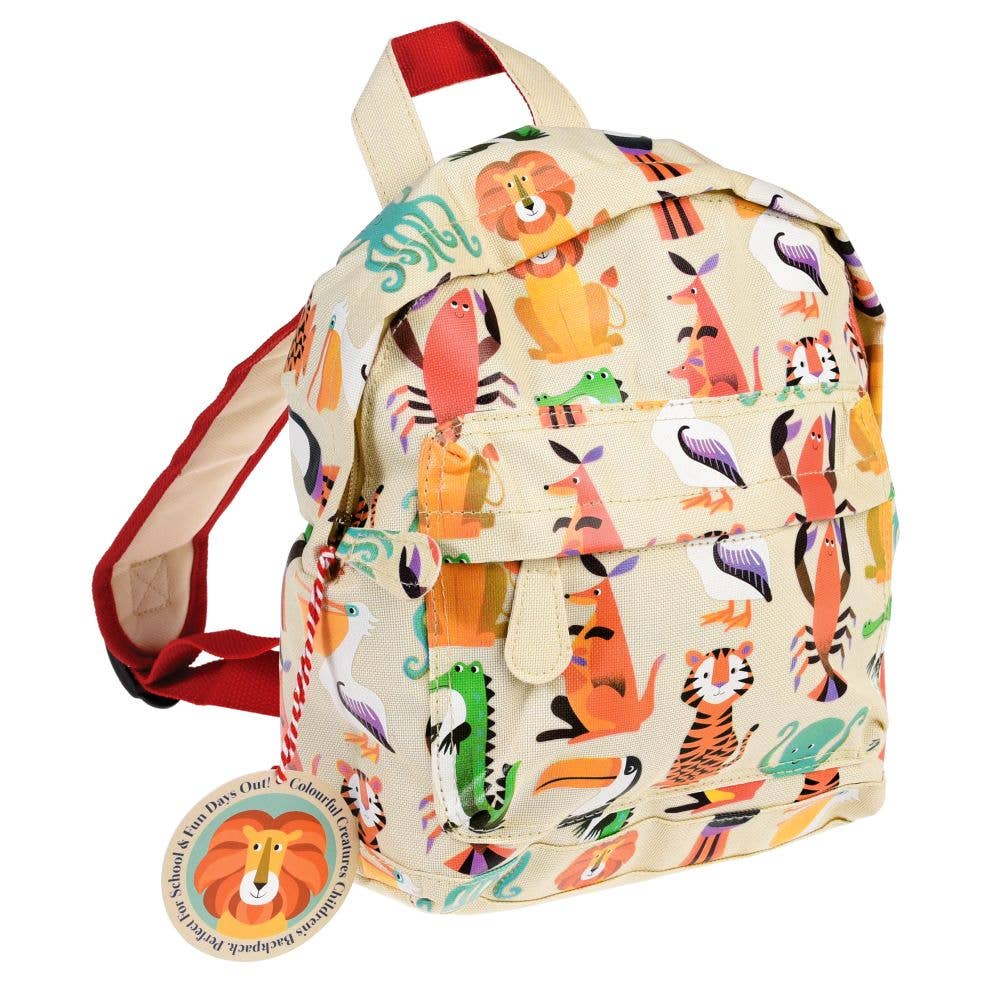 Mini Backpack - Colourful Creatures