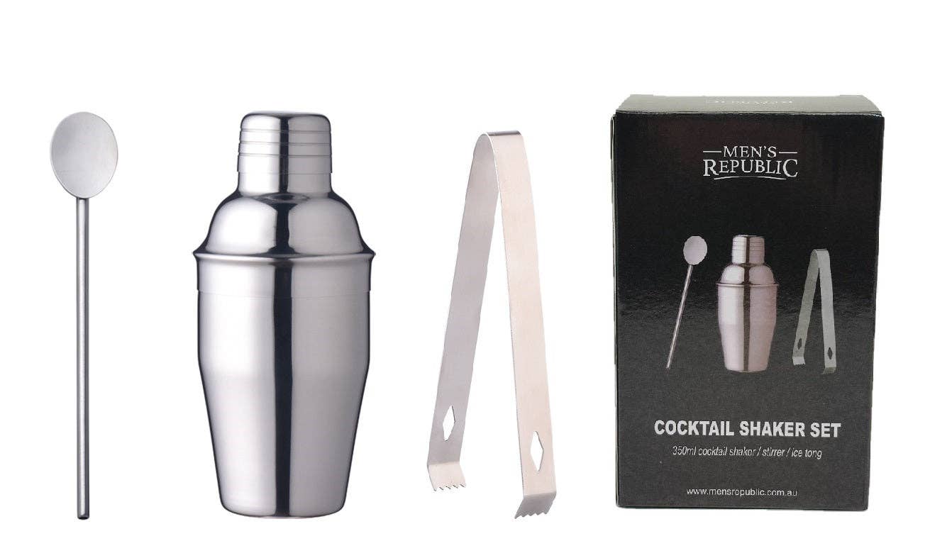 Men's Republic 3pc Cocktail and Bar Gift Set - 350ml