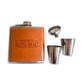 Men's Republic Hip Flask, Funnel and 2 Cups