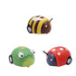 Wooden Pull Back Animal-Bee, Frog and Ladybug