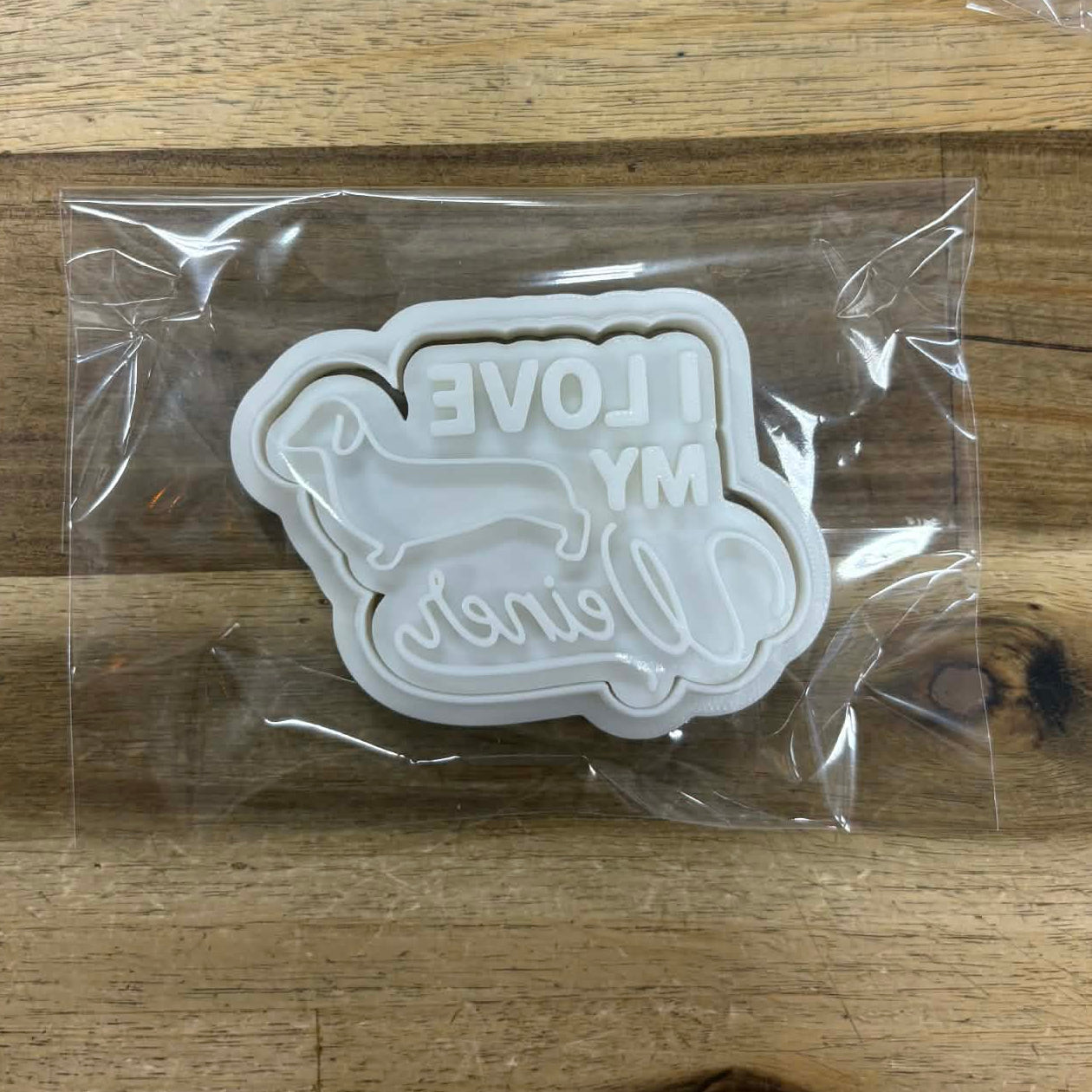 I Love My Weiner Sausage Dog Cookie Cutter