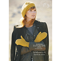 Fisherman's Rib Beret & Mits Pattern