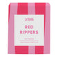 Wooden wick Candle - Red Rippers