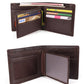 Men's Republic Leather Wallet - Coffee