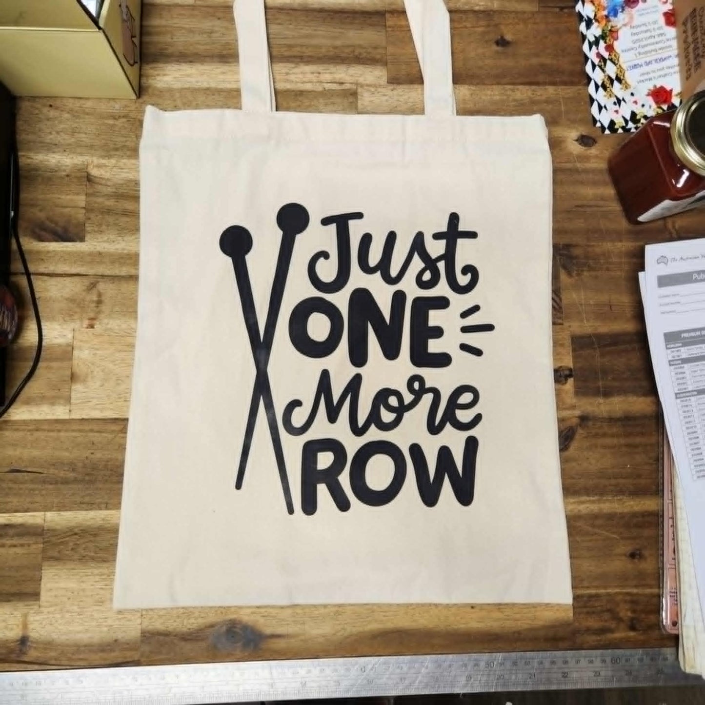 Tote - Just One More Row